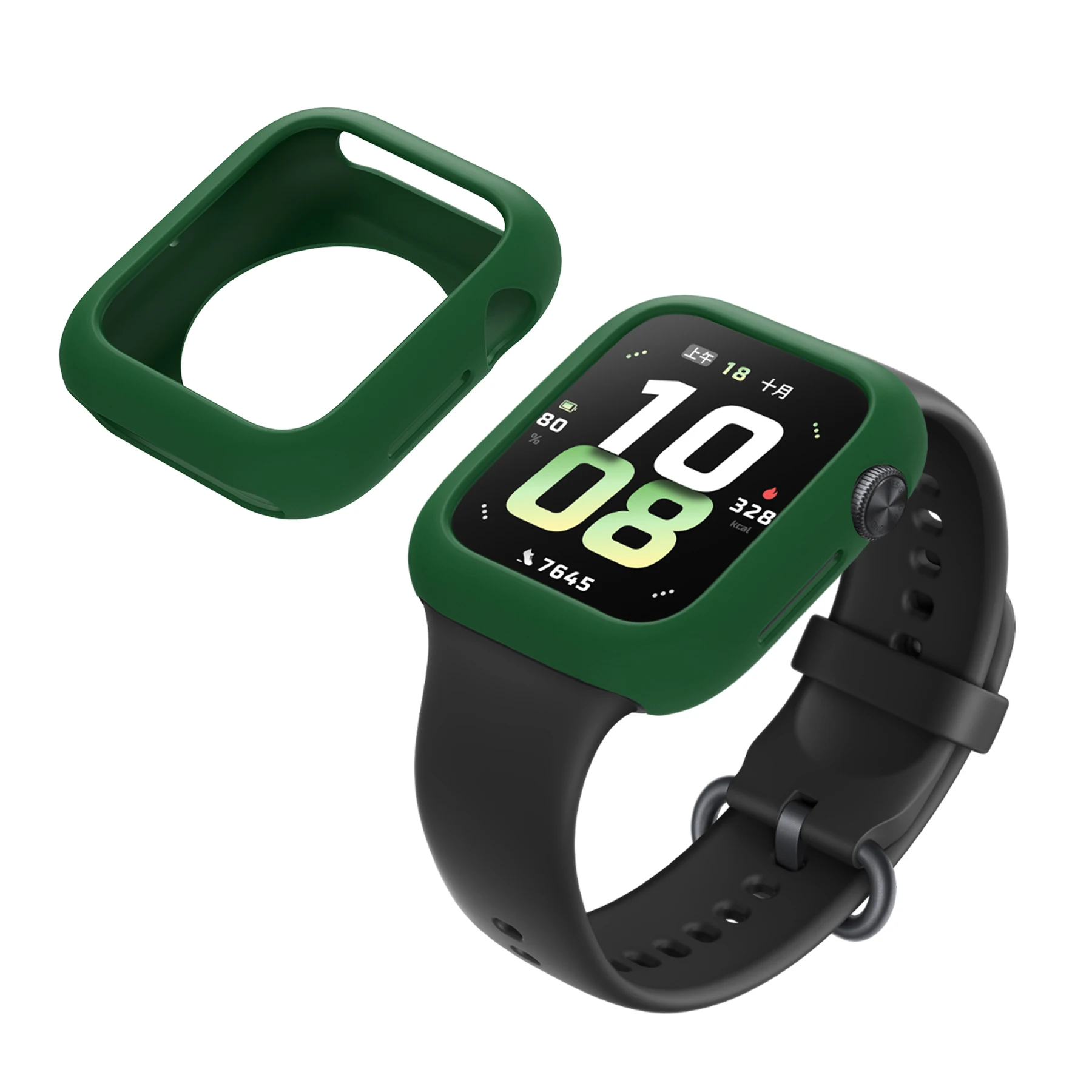 Soft Silicone Hollow Protective Case - Super Light Watch Cover Decor