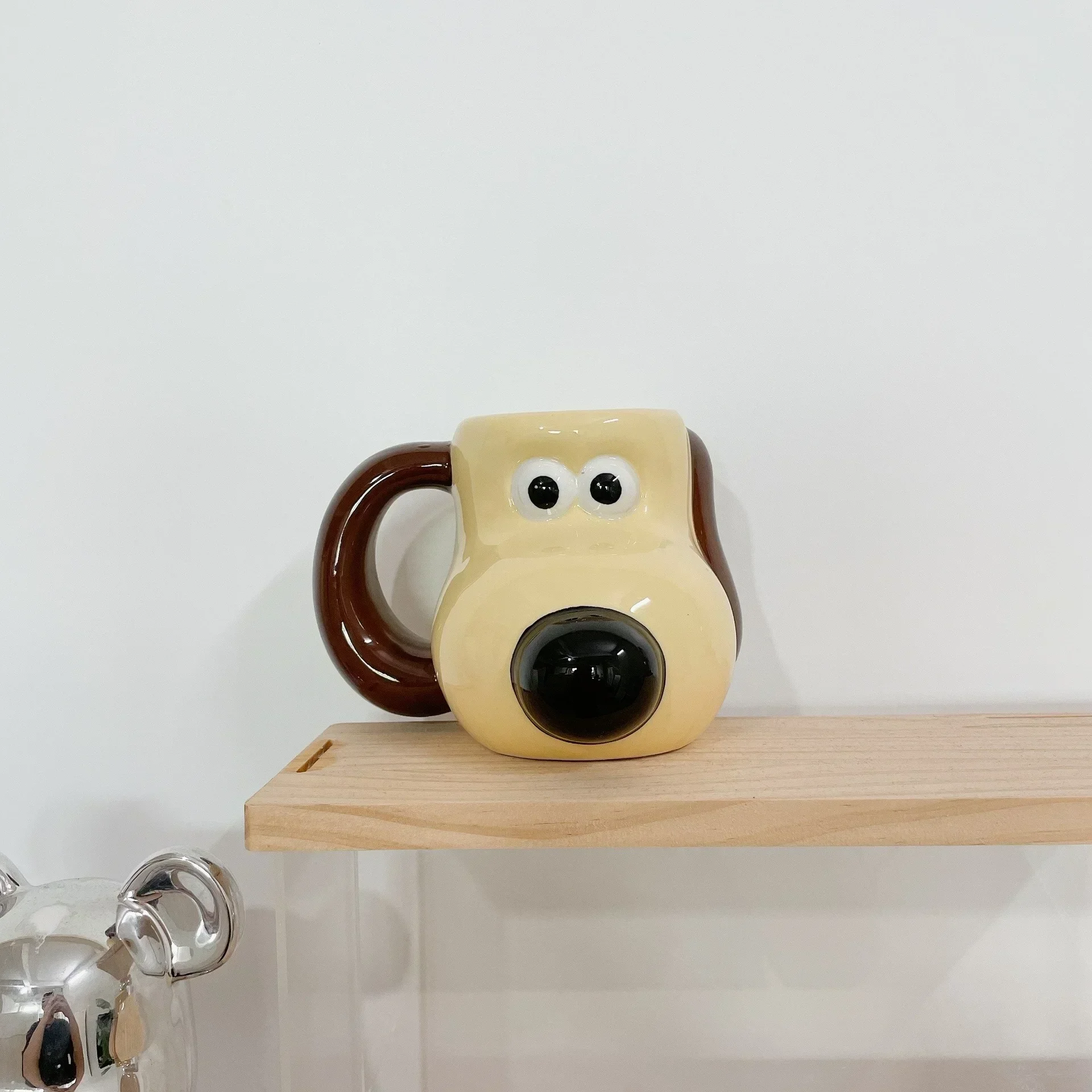 Description Picture 4 of itemWallace&gromit Ceramic Mug Breakfast Milk Oats Cute Cartoon Large Capacity Coffee Cup Creative Gifts for Boys and Girls