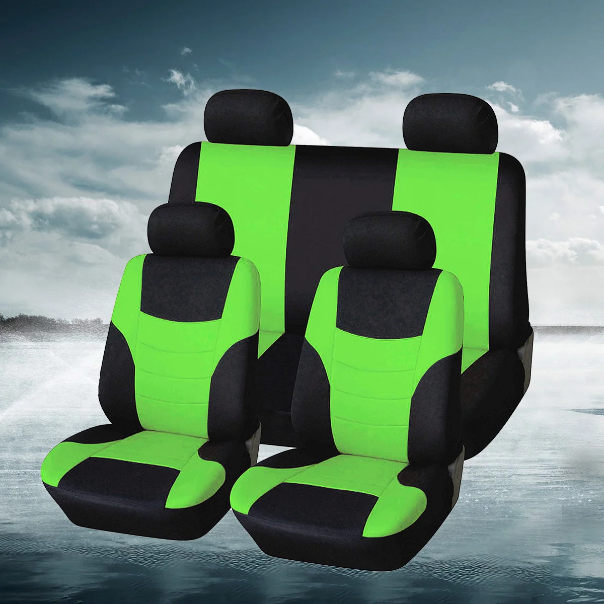 8Pcs Universal Classic Car Seat Cover Seat Protector Car Styling Seat