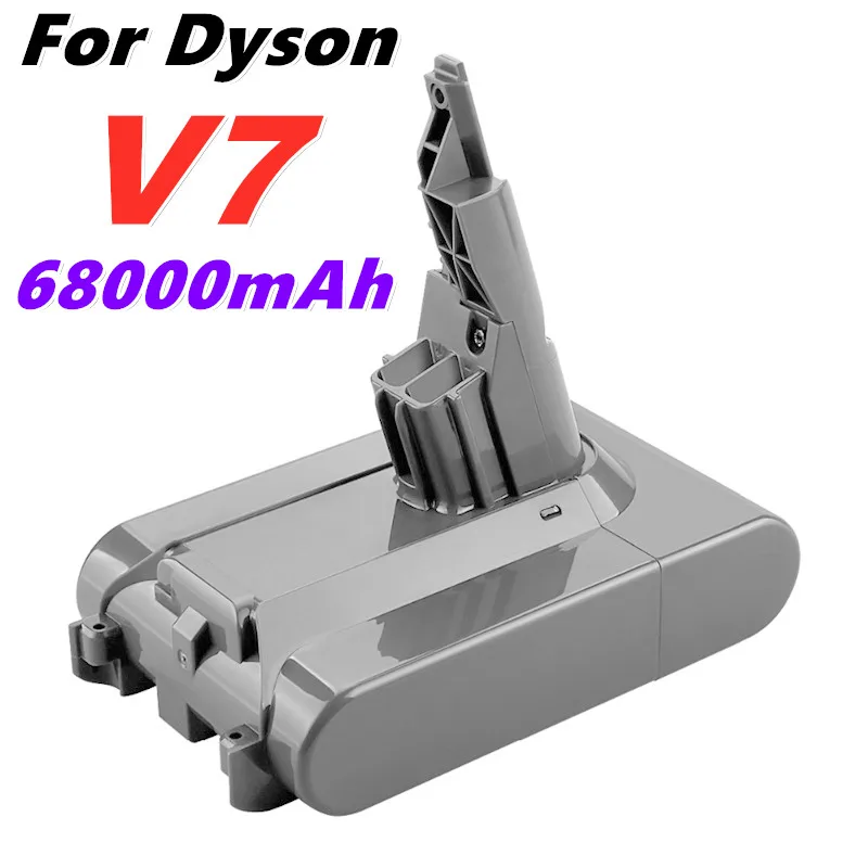 21.6V 68000Mah Per Batteria Dyson V7 V7 Fluffy V7 Extra V7 Motorhead Animal Trigger Aspirapolvere Batteria Di Ricambio