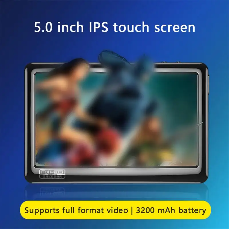 OTG ġ ũ   ÷̾, 8GB   å , ޴  MP4 ÷̾, ũ Mp3, 1080P, 5 ġ MP5