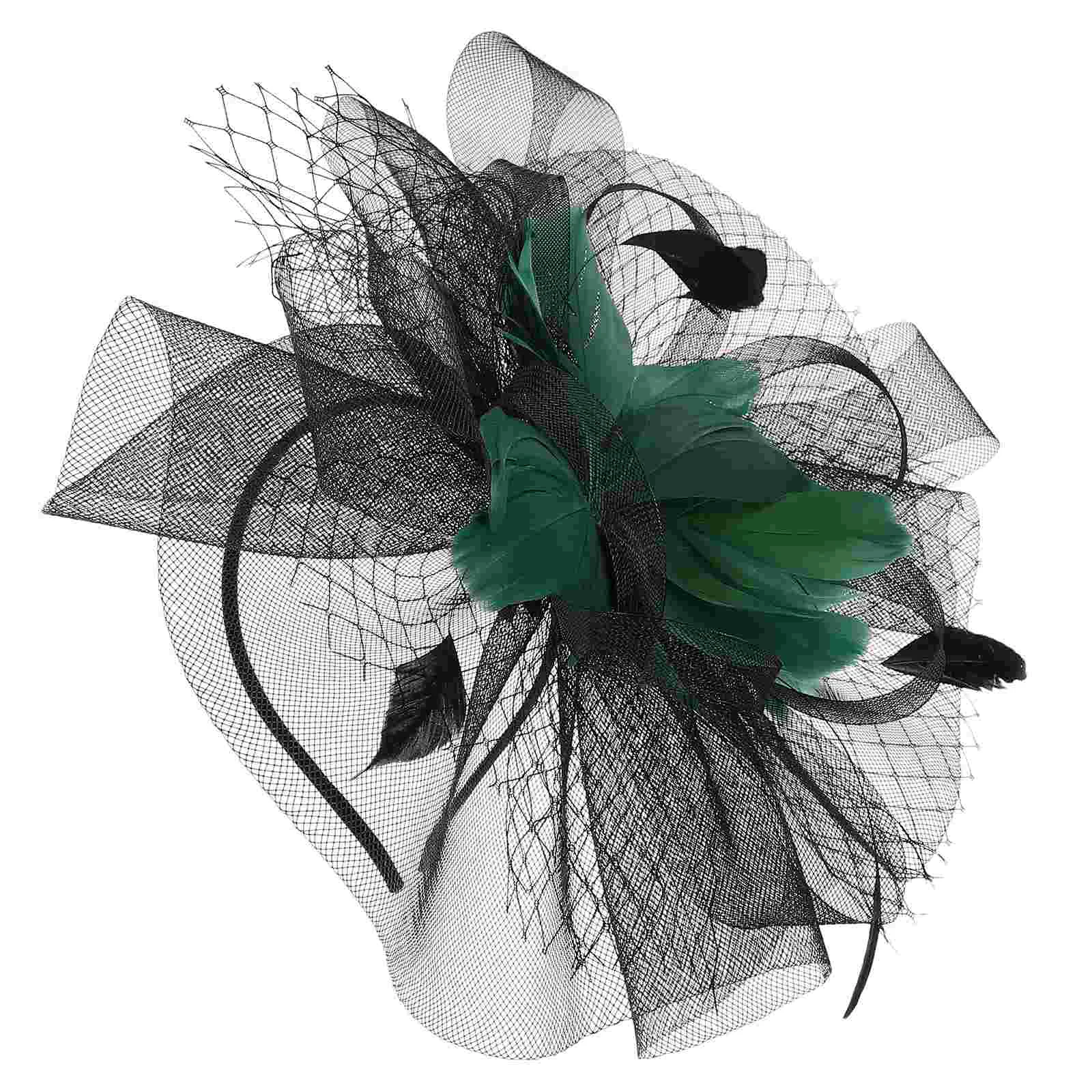 

Plumage Fascinator Headpiece Mesh Fascinator Headband Women Fascinator Headband