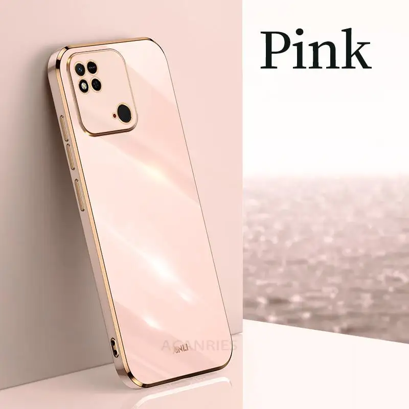 Luxury Silicone Plating Ring Holder Stand Case for Premium Protection, Redmi Series