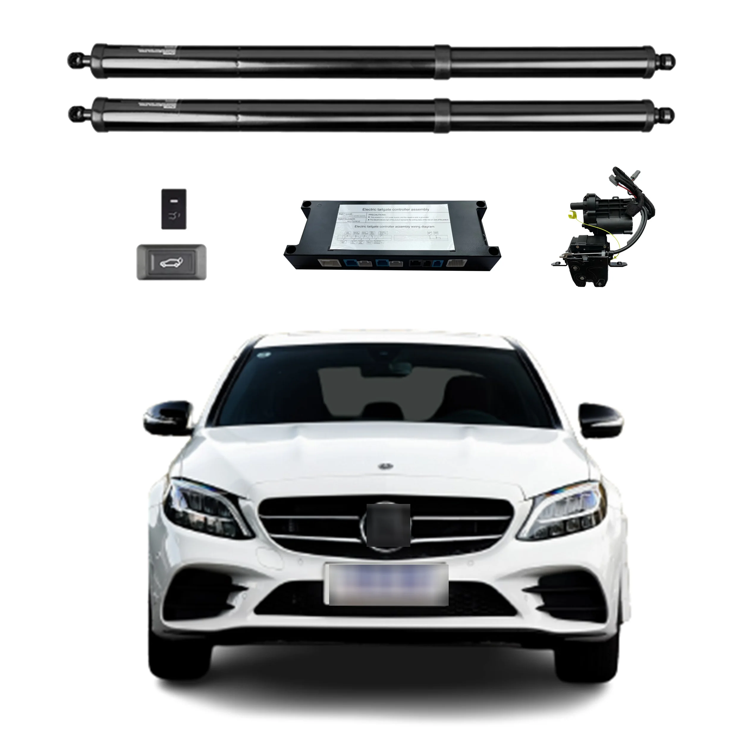 For Mercedes Benz C Class W205 2015 2021 Electric Tailgate Power Liftgate Auto Trunk Back Door Opener With Remote Control
