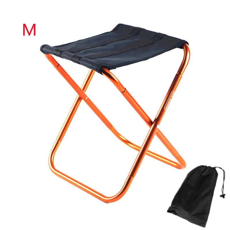 Folding Fishing Chair Lightweight Picnic Camping Chair Aluminium Cloth Outdoor Portable Easy To Carry Outdoor Furniture 