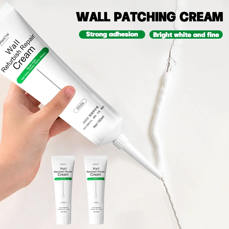 Wall Repair Agent Waterproof Wall Washbasin Crack Repair Cream Valid Mouldproof Quick-Drying Patch Restore Home Tool 100g