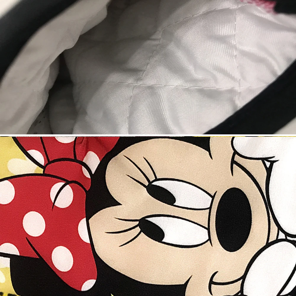 Mickey and Minnie Baking Gloves Cartoon Insulation Mat Pink Microwave Oven Mitt Anti-heat Cooking Potholders Kitchen Accessories Silicone Oven Mitts Kitchen Gloves Silicone Oven Gloves Cotton Pot Holders