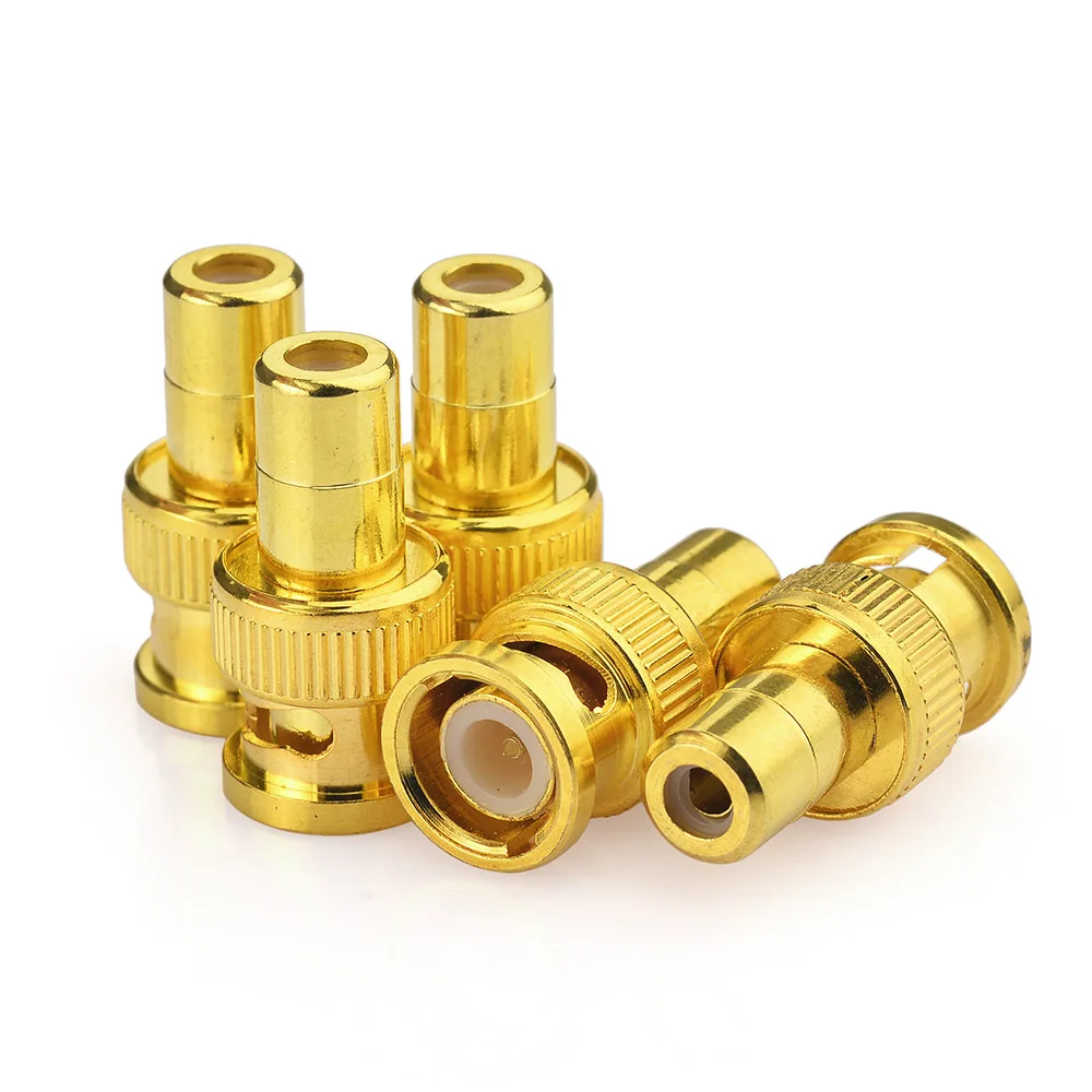 BNC Male to RCA Female Goldplated RF Coaxial Connector Adapter