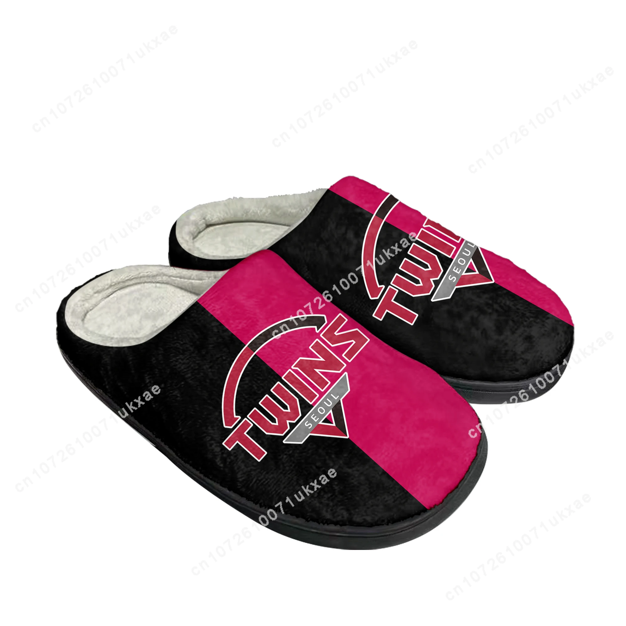 

트윈스 Korea Twins baseball Home Cotton Slippers Mens Womens Plush Bedroom Casual Keep Warm Shoes Thermal Indoor Slipper Customized