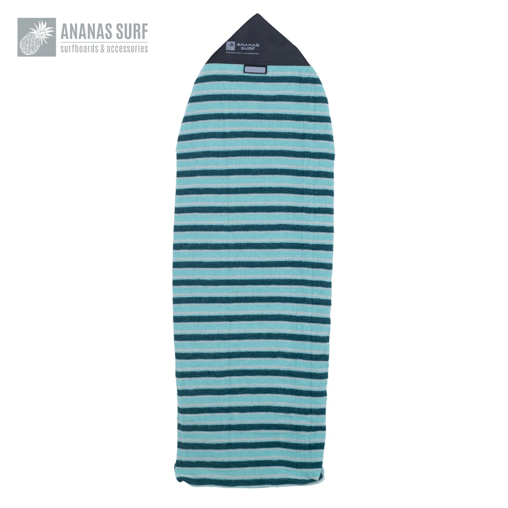Ananas Surf 56in 143cm Short Surfboard Sock Soft Cover Skimboard Foil Board Wakesurf Protective Stretch Terry Fabrick