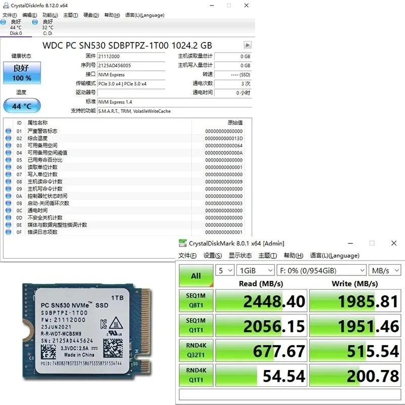 ο PC SN530 2230 SSD 1TB 512GB 256GB NVMe PCIe Gen3 x4 Microsoft Surface Pro 7+ 8  ũ  WD