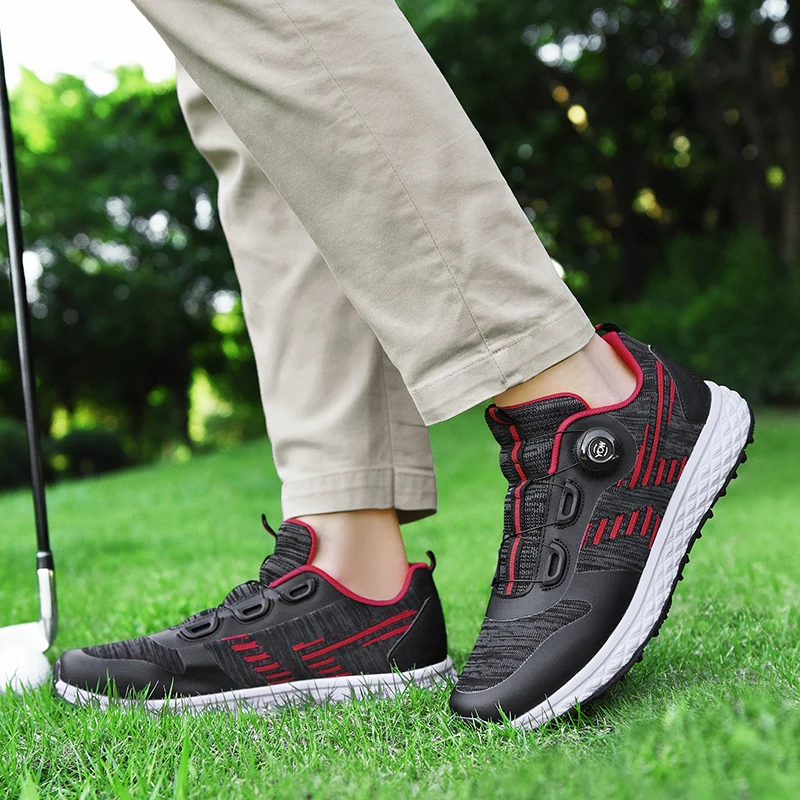 Professional Golf Shoes Men Sport Lightweight Golfer Footwear Outdoor Golfing Trainers Athletic Walking Golfing Sneaker
