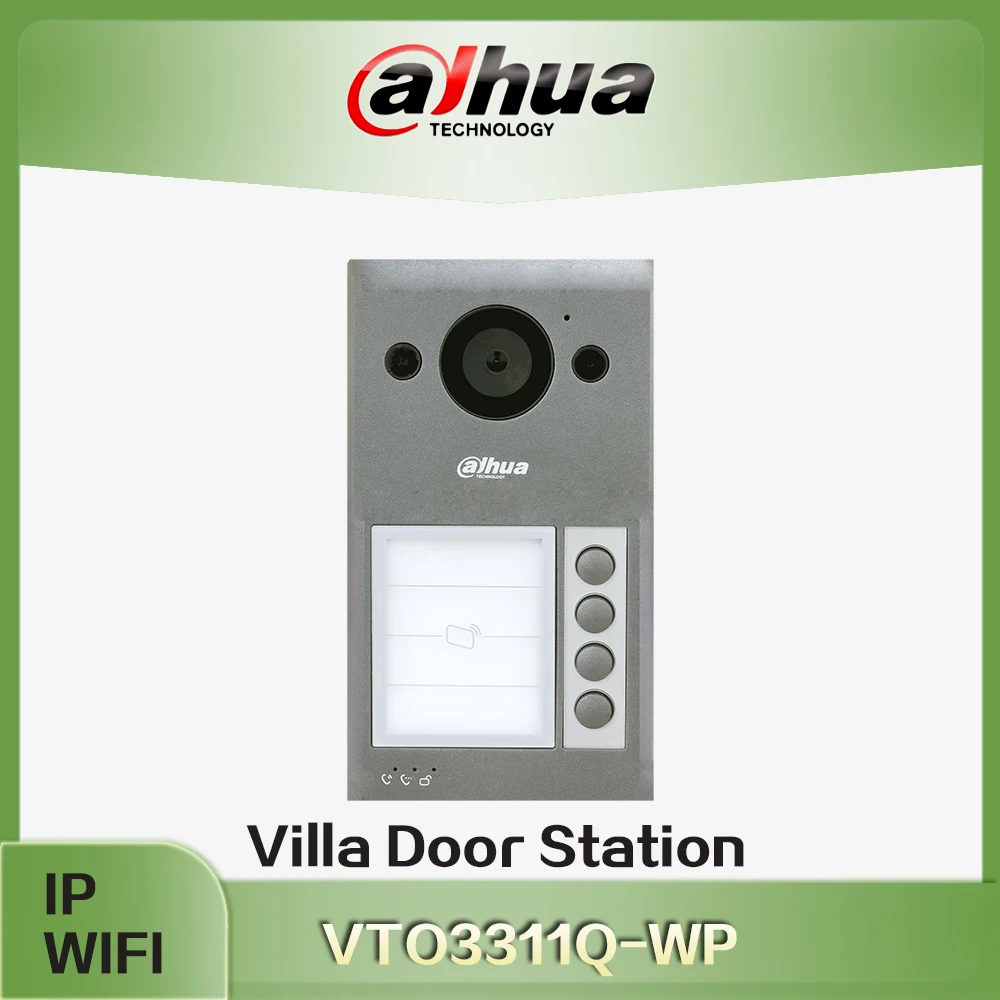 Dahua IP WIFI Villa Door Station PoE VTO3311Q-WP Supports two locks Outdoor Station Video intercom