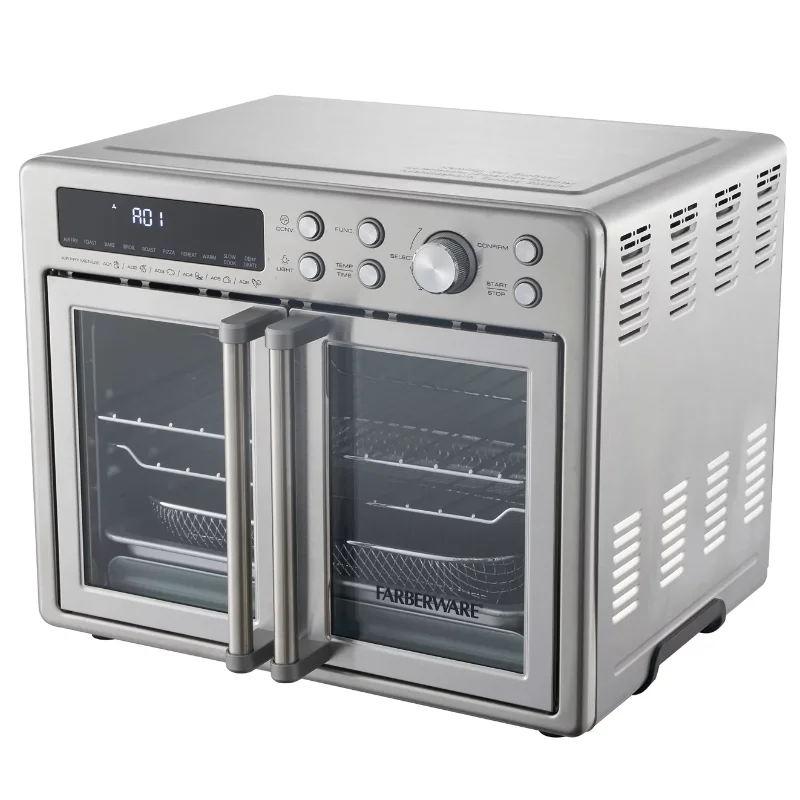 Farberware Brand 25L 6-Slice Toaster Oven with Air Fry, French Door,  FW12-100024316 - AliExpress