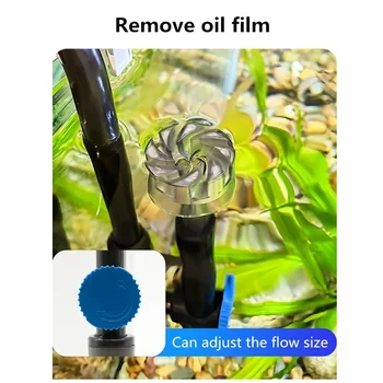 110V 220V SUNSUN Fish TANK Aquarium FILTER กรองออกซิเจน YBF-500 การไหลเวียนโลหิตสาม-in-One ปั๊มน้ําไหลเวียนโลหิตติดผนัง 2