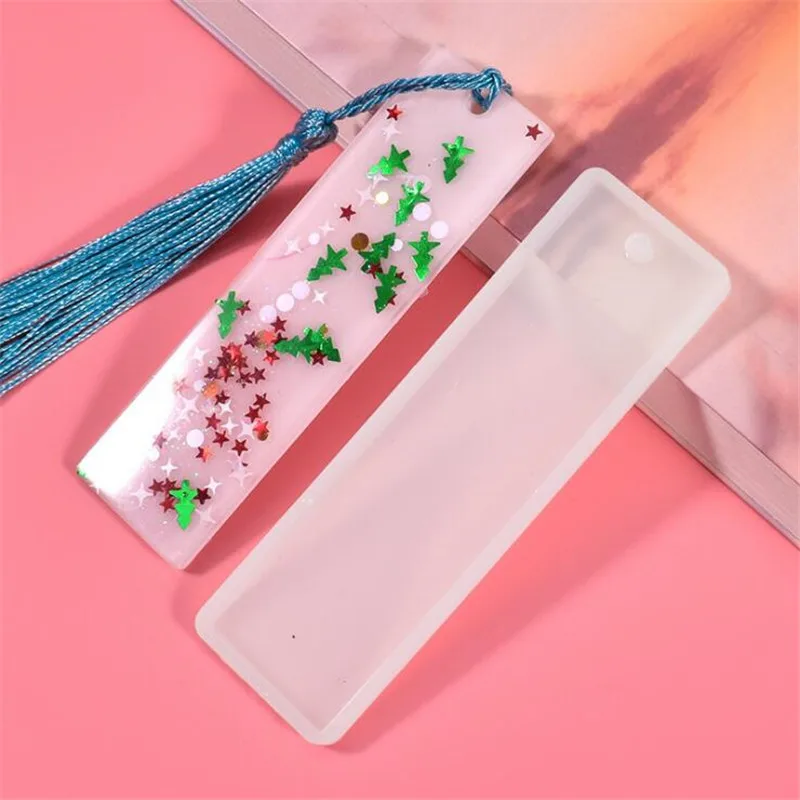 3 Stampo In Silicone Per Segnalibri Fai Da Te – Resina Epossidica, Formato Rettangolare E Artiglio Di Gatto, Riutilizzabile - 2