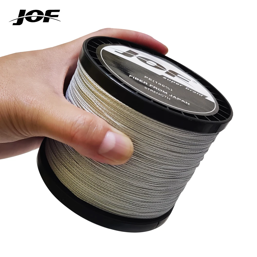 

Суперпрочная плетеная японская мультифиламентная леска JOF 300 м, 500 м, 1000 м, 8 нитей, для ловли карпа в соленой воде и пресной воде, 0,17-0,5 мм