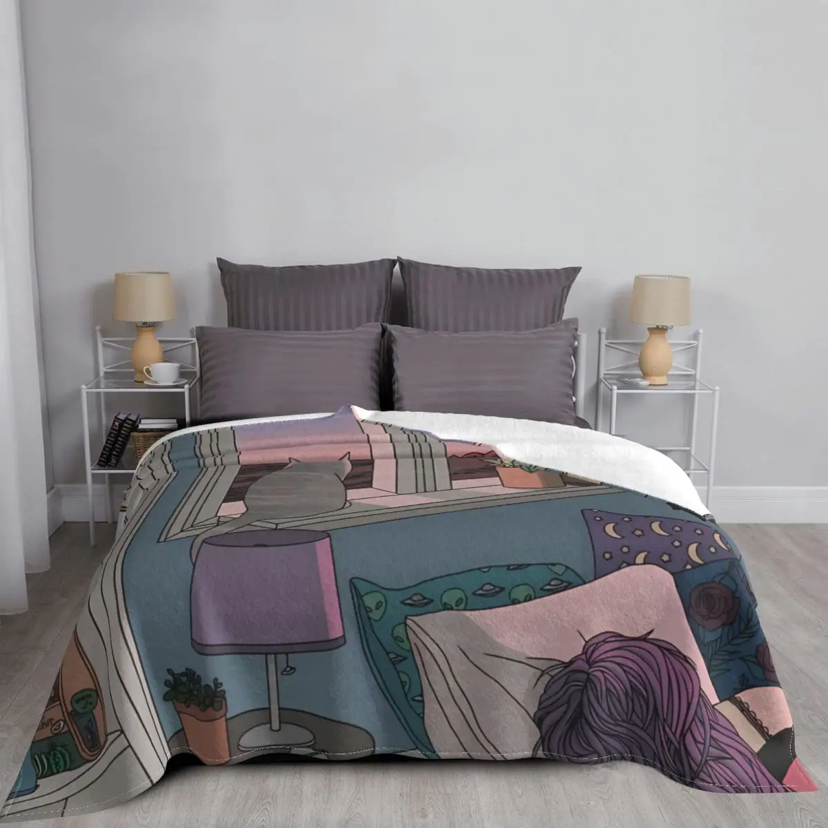 �̸� ��ħ ������ �ö��� ���, �ƴ��� �ε巯�� ���� ħ�뺸