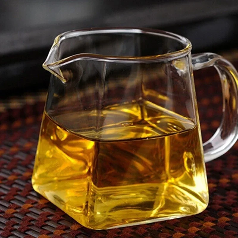 350ml Glass Teapot With Stainless Steel Infuser Heated Container Heat Resistant Tea Pot Good Clear Kettle Square Drinkware