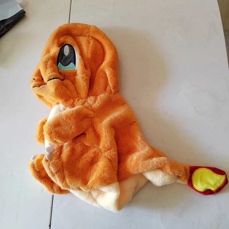 Huge Pokemon Eevee Charmander Squirtle Holster Plush Toys Big Pokémon Bulbasaur Semi-finished Leather Holster Kid Christmas Gift 6