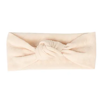 Baby Bows Headbands Lot Elastic Knit Headband Solid Toddler Girls Headwear Baby Boys Kids Turban Headwear Baby Hair Accessories 5
