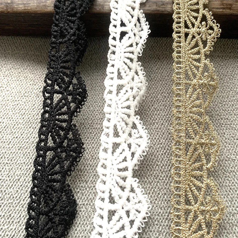 Adornos de encaje blanco y negro, 4m/157 pulgadas, cada paquete,  manualidades hechas a mano, vestido, cortina, accesorio de costura de  flores, decoraciones para regalos de boda - AliExpress, image size:960x960