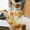 Sealed Storage Jar Cork Glass Bottle Dried Fruit Grain Transparent Storage Bottle Coffee Container Kitchen Storage Jar 3