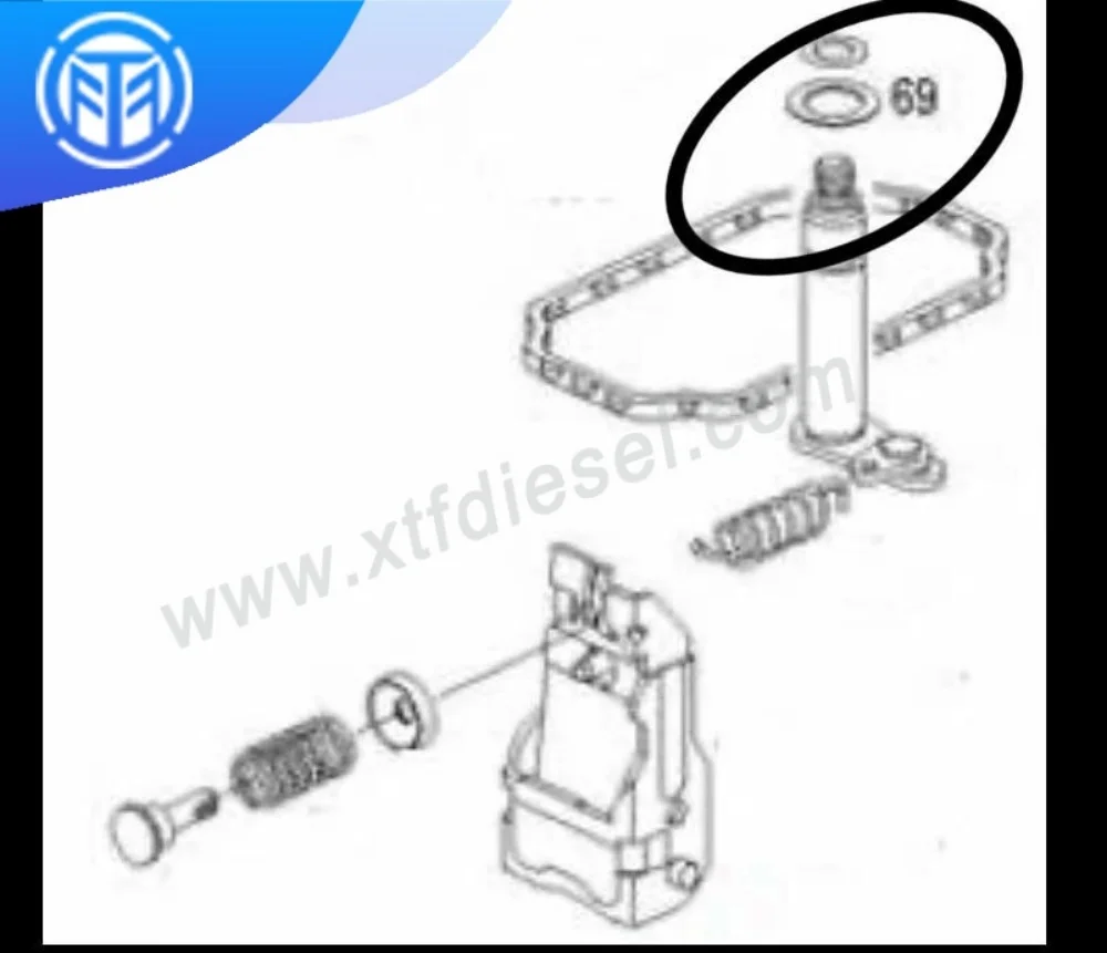 T.DI 10pcs/Lot Gasket 1200101640 for VE Pump Shaft with Different Thicknesses 9461610436 9461610437