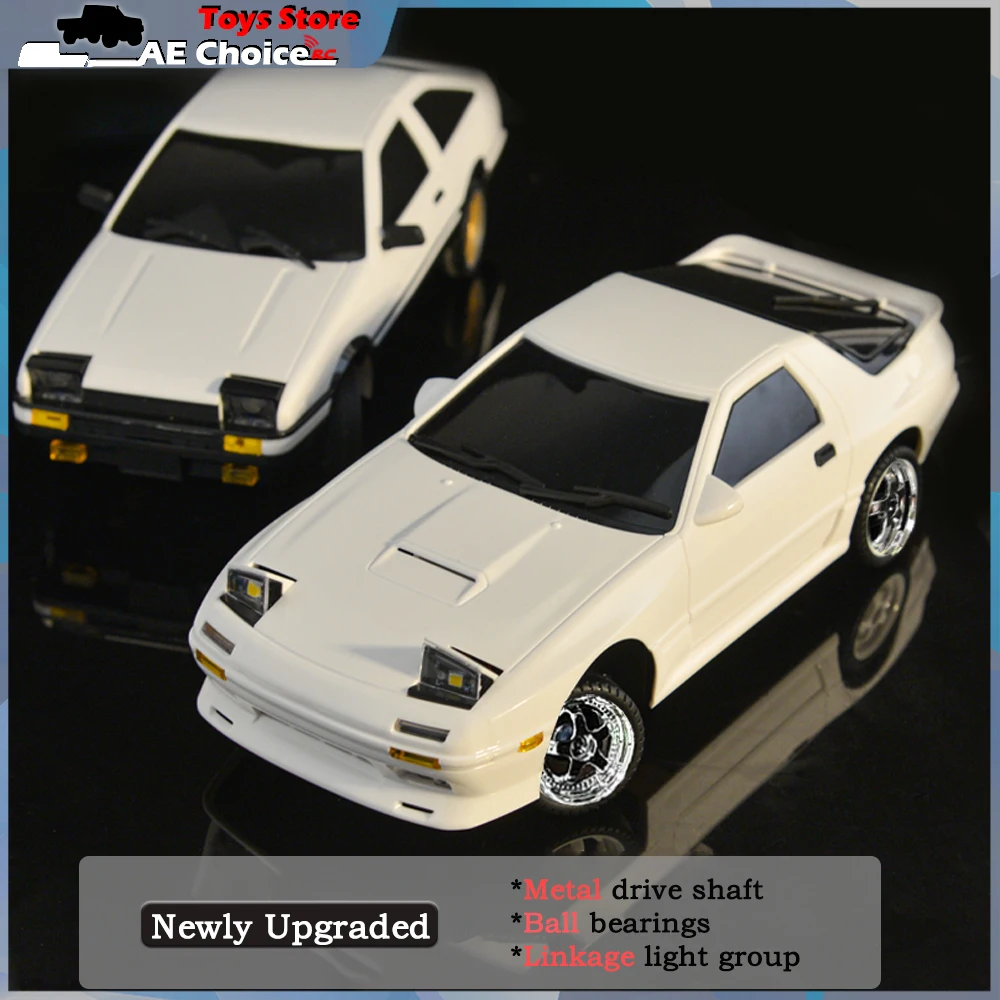 1:18 AE86 Model LD1801 RX-7 FC LD1802 RC Drift Car 1/18 2.4G Remote Control on Road ESP Gyroscope LED Mini RC Racing Car Toys 5