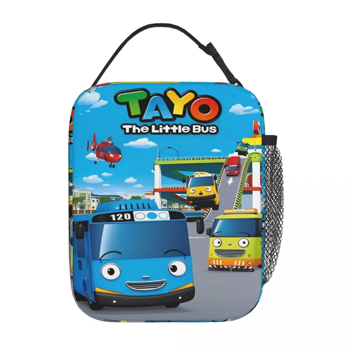 Tayo The Little Bus Merch Insulated Lunch Bag For School Food Box Portable Thermal Cooler Lunch Boxes