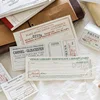 Yoofun 50sheets Memo Pads Material Paper Vintage Ticket Junk Journal Scrapbooking Cards Retro Background Decoration Paper 2