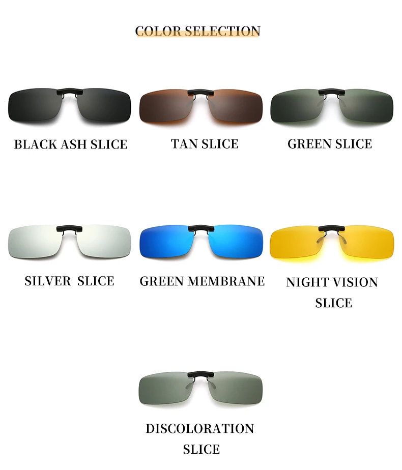 YAMEIZE lunettes de soleil à Clip polarisées sans monture femmes hommes Sport lunettes photochromiques lunettes de soleil Anti-éblouissement Vision nocturne_voghion.com