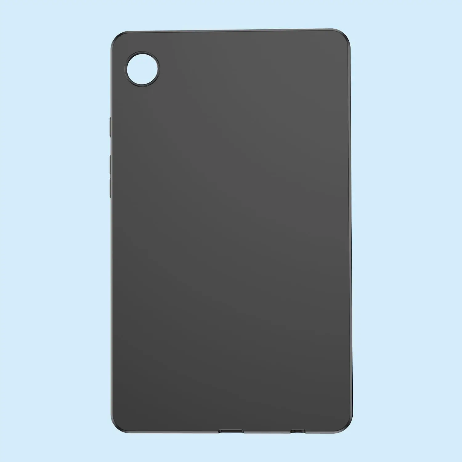 Slim Design Soft Silicone Protective Black Tablet Cover