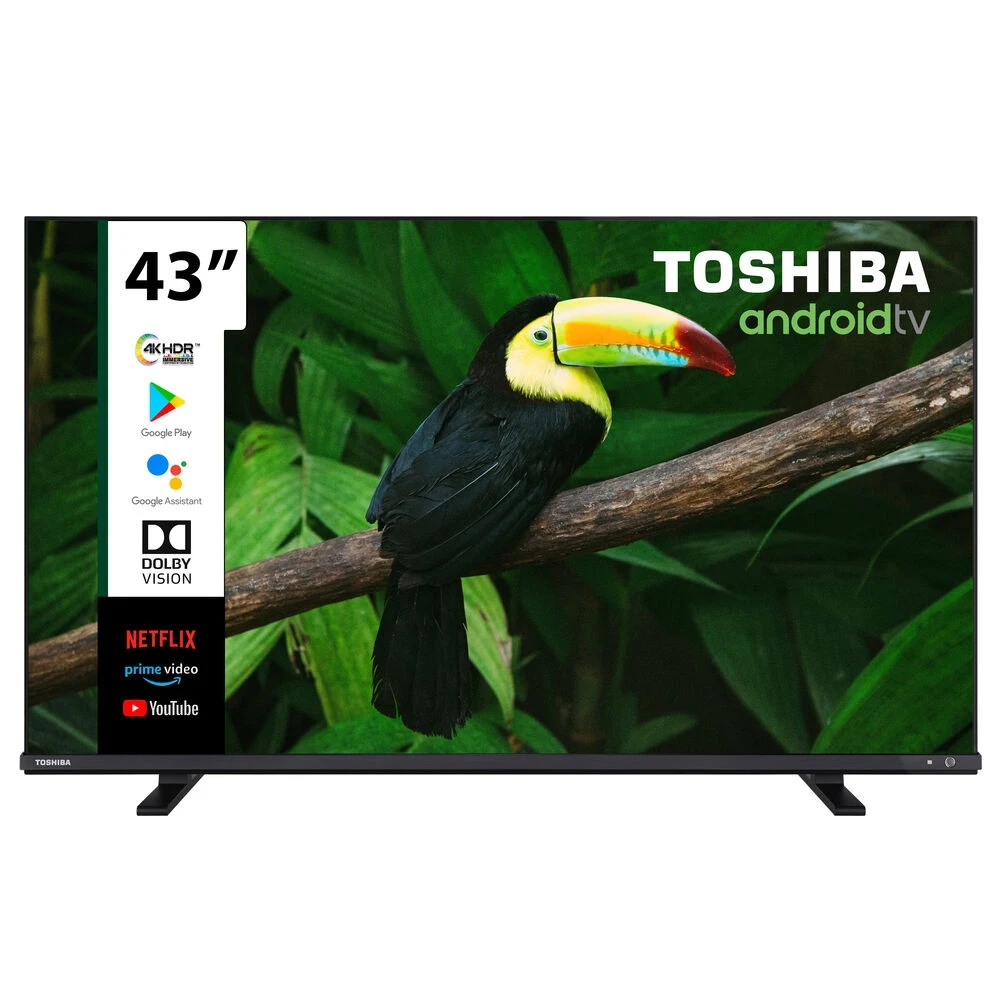 Интеллектуальный телевизор Toshiba 43UA4C63DG 43 дюйма 4K Ultra HD Wi-Fi Android TV |