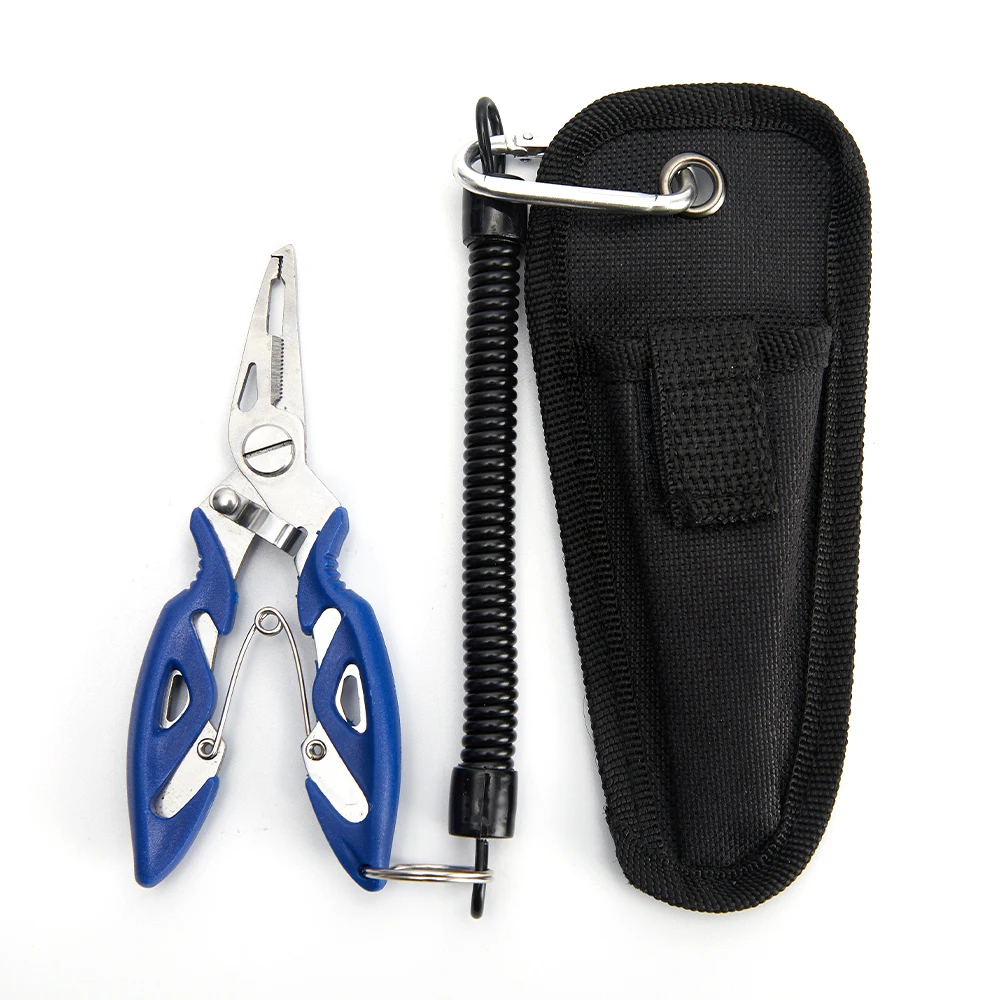 Split Ring Pliers Fishing Tools with Sheath and Lanyard Winter