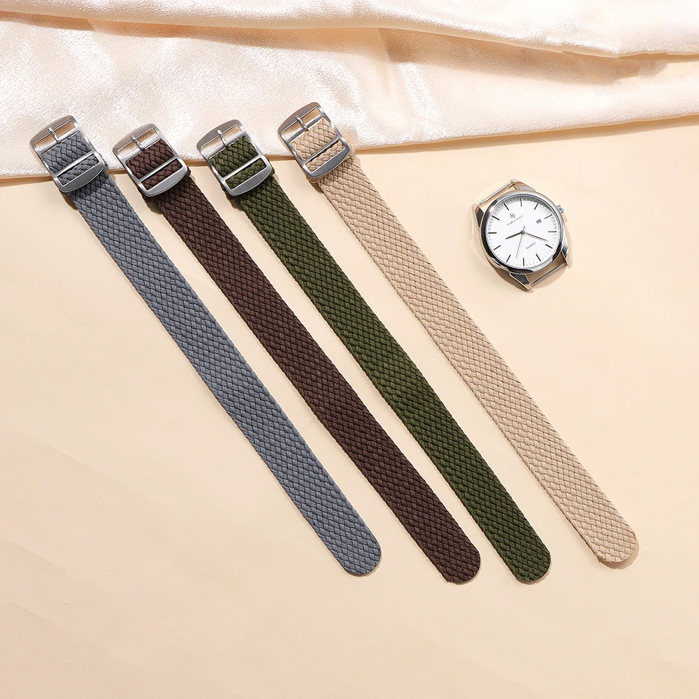 Versatile Nylon Woven Canvas Watch Band - Sporty Bracelet Accessory