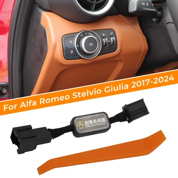 Car Automatic Start / Stop Off sistema motore spina Stop/Start modulo cavo adattatore per Alfa Romeo Stelvio Giulia 2017-2024