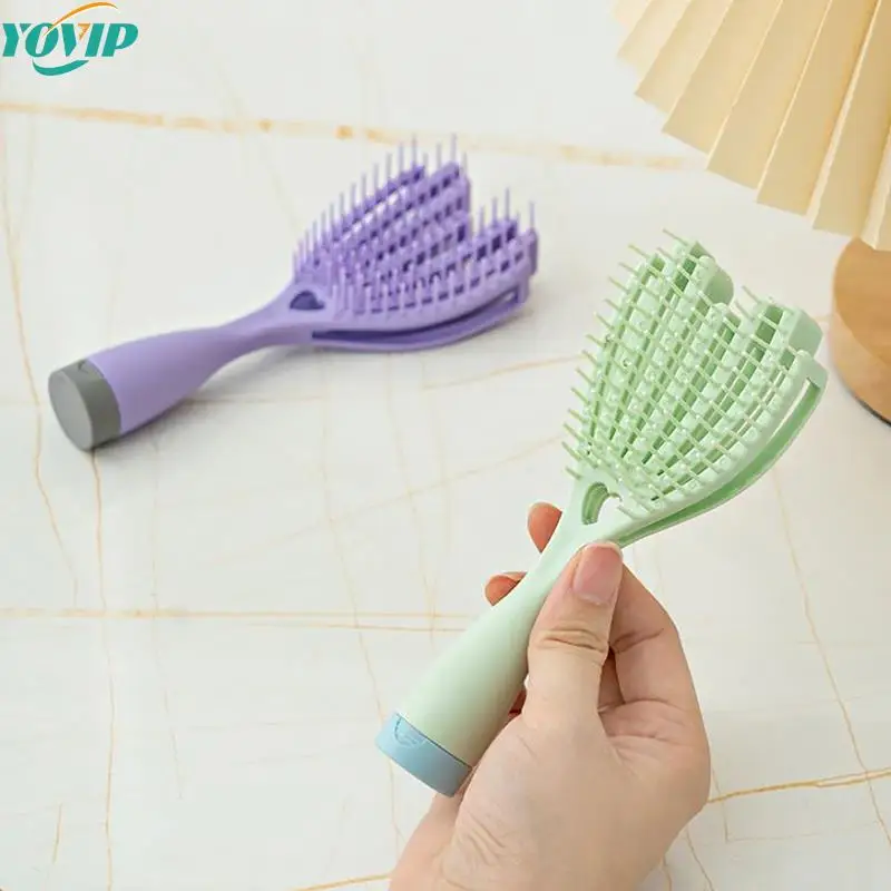 

Расческа для волос, щетка для распутывания кожи головы, Массажная щетка для волос, щетка для распутывания вьющихся волос, толстая щетка для волос, женская, мужская, салонная