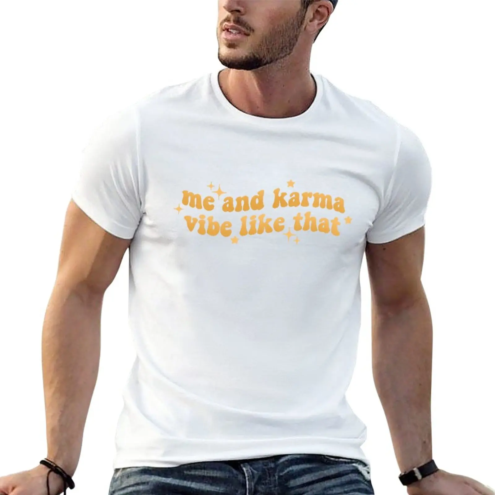 

New Me and karma vibe like that T-Shirt cute clothes plus size tops summer tops customized t shirts plain black t shirts men