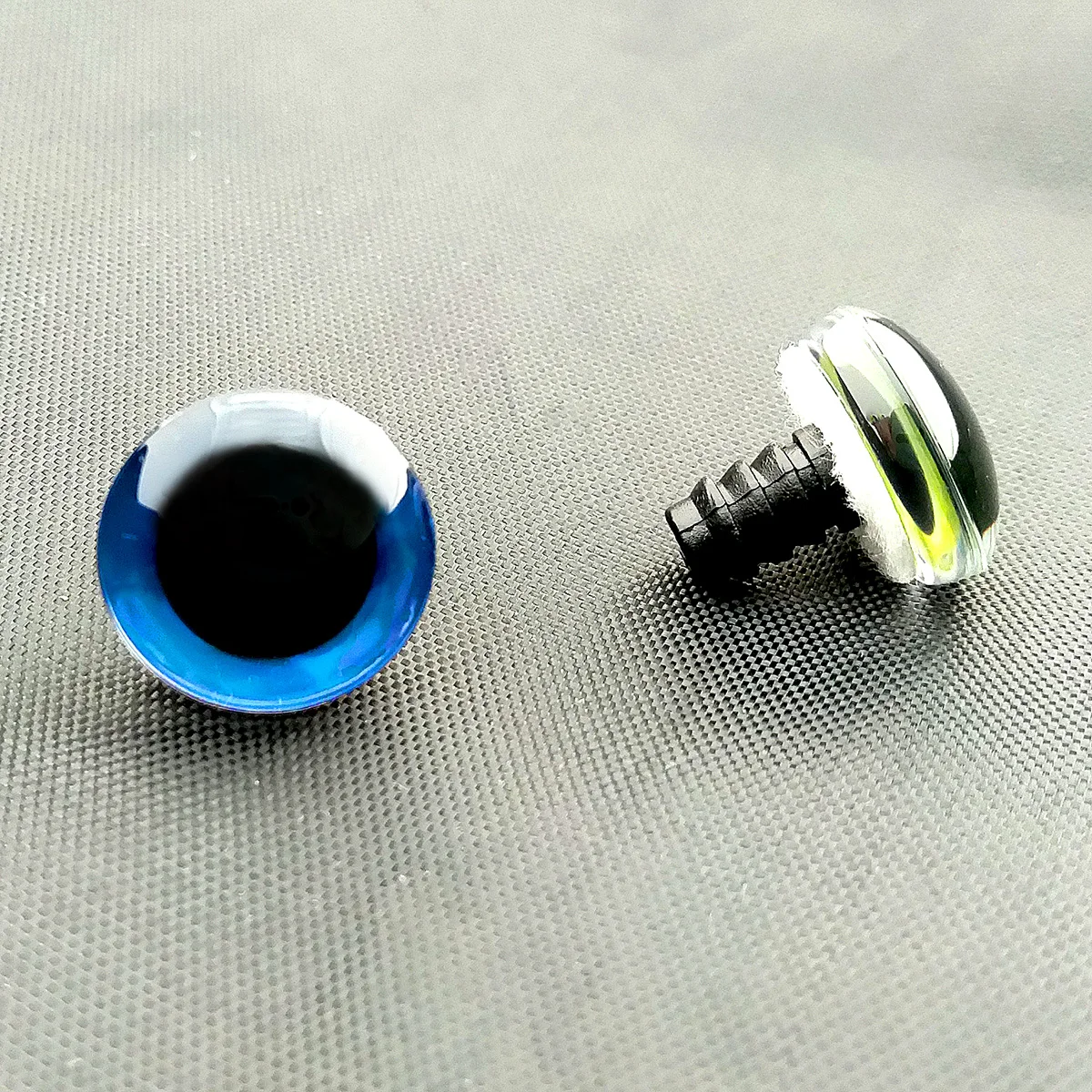 120 occhi di sicurezza glitterati 3D da 18 mm per uncinetto con