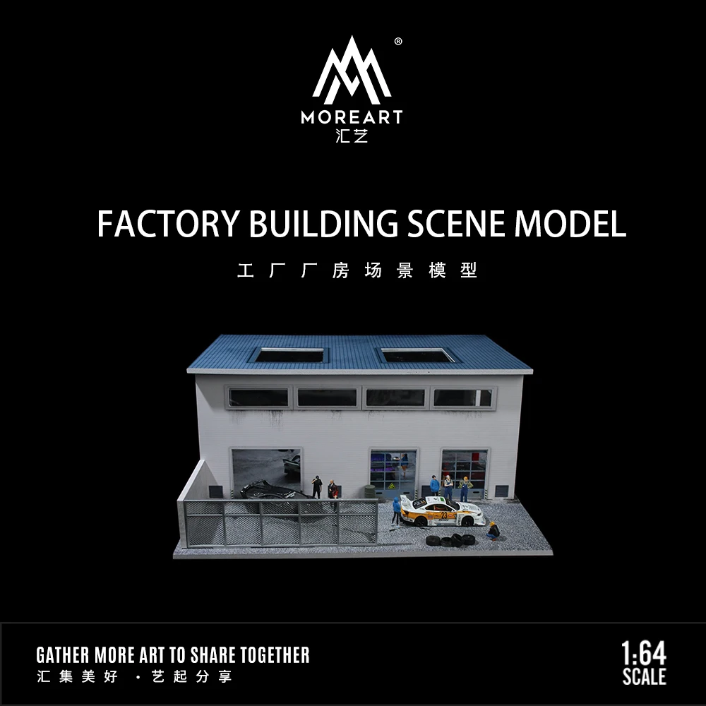 In Stock TimeMicro&MoreArt 1:64 Factory workshop theme lighting version assembly display scene 2