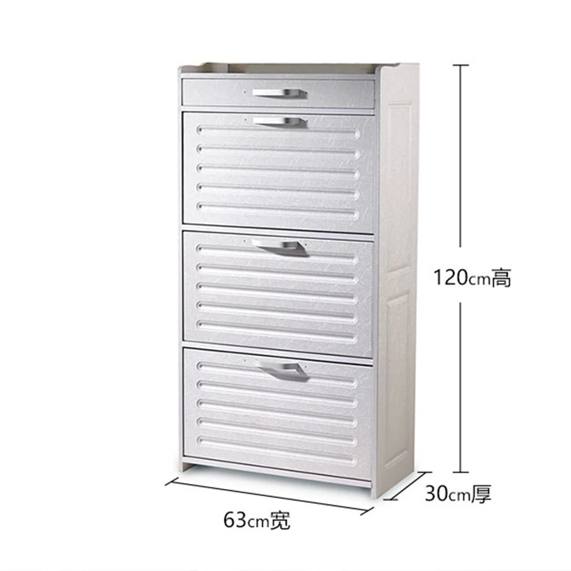 

European style high-capacity shoe cabinet, ultra-thin bucket, narrow edge, one elevator, entry-level shoe cabinet, porch cabinet