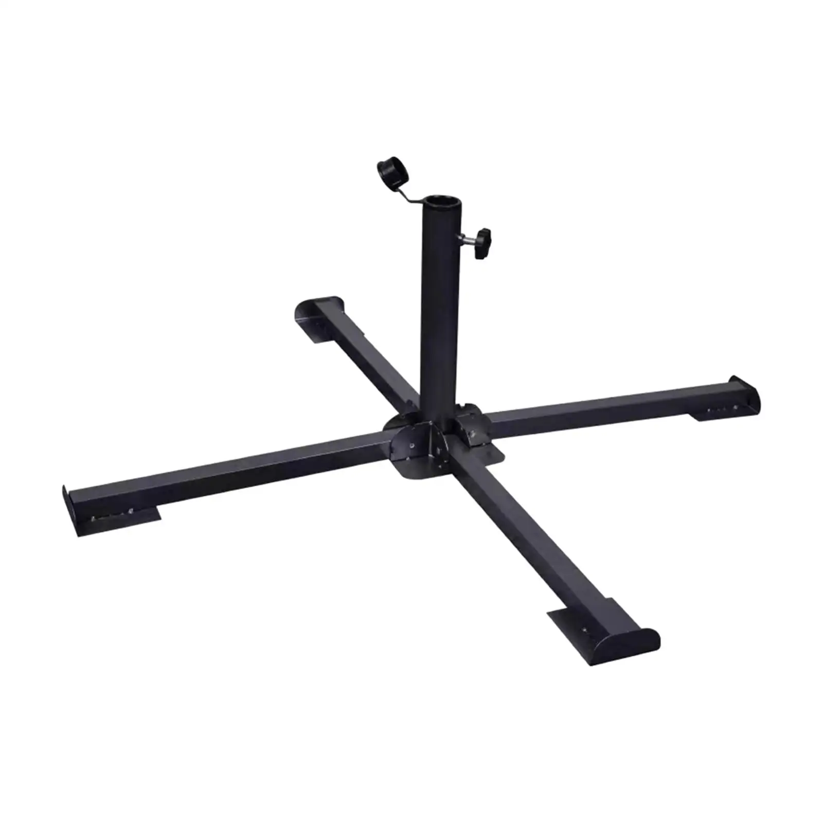 Umbrella Base Foldable Sun Shelter Heavy Duty Portable 2.5cm-4cm Pole Sunshade Stand for Beach Garden Lawn Outside Fishing