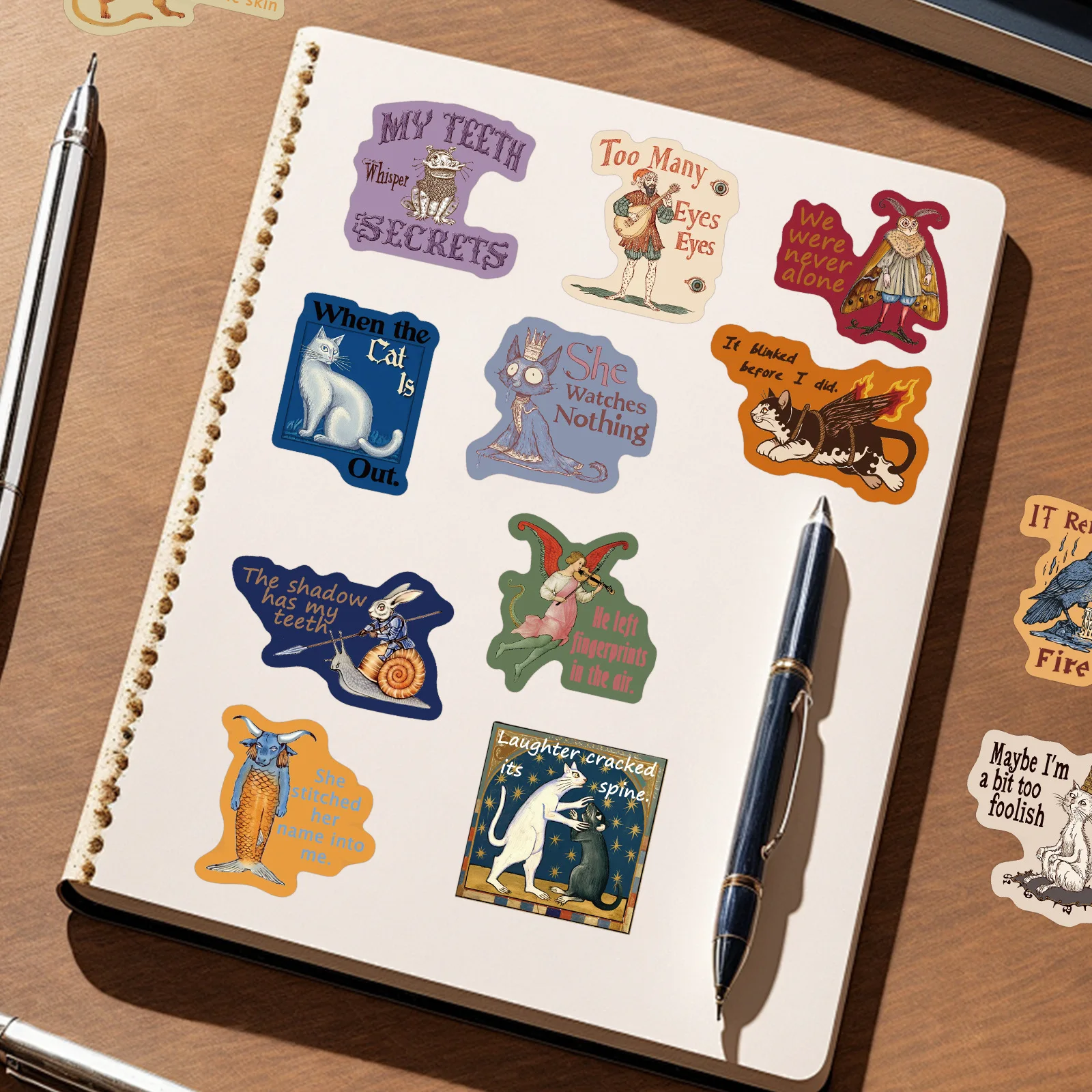 50PCS Retro Sticker Pack 5
