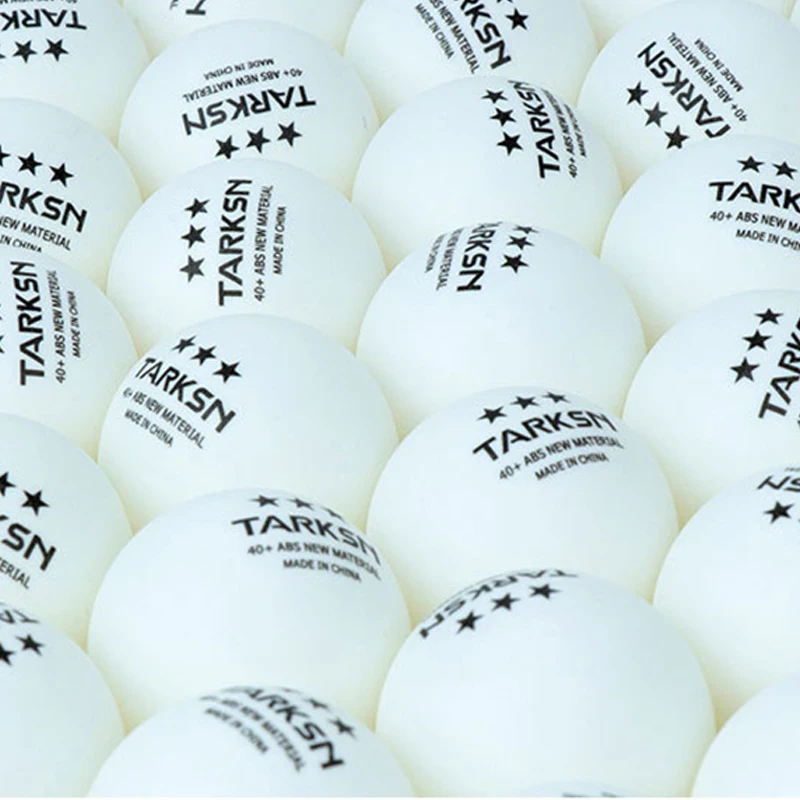 50pcs/Pack New Material Table Tennis Balls White Yellow Mixed Colors 3 Star 40+ Durable High Elasticity Ping Pong Balls