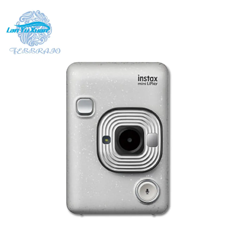 Fujifilm Instax Mini Liplay Hybrid Instant Camera - STONE WHITE