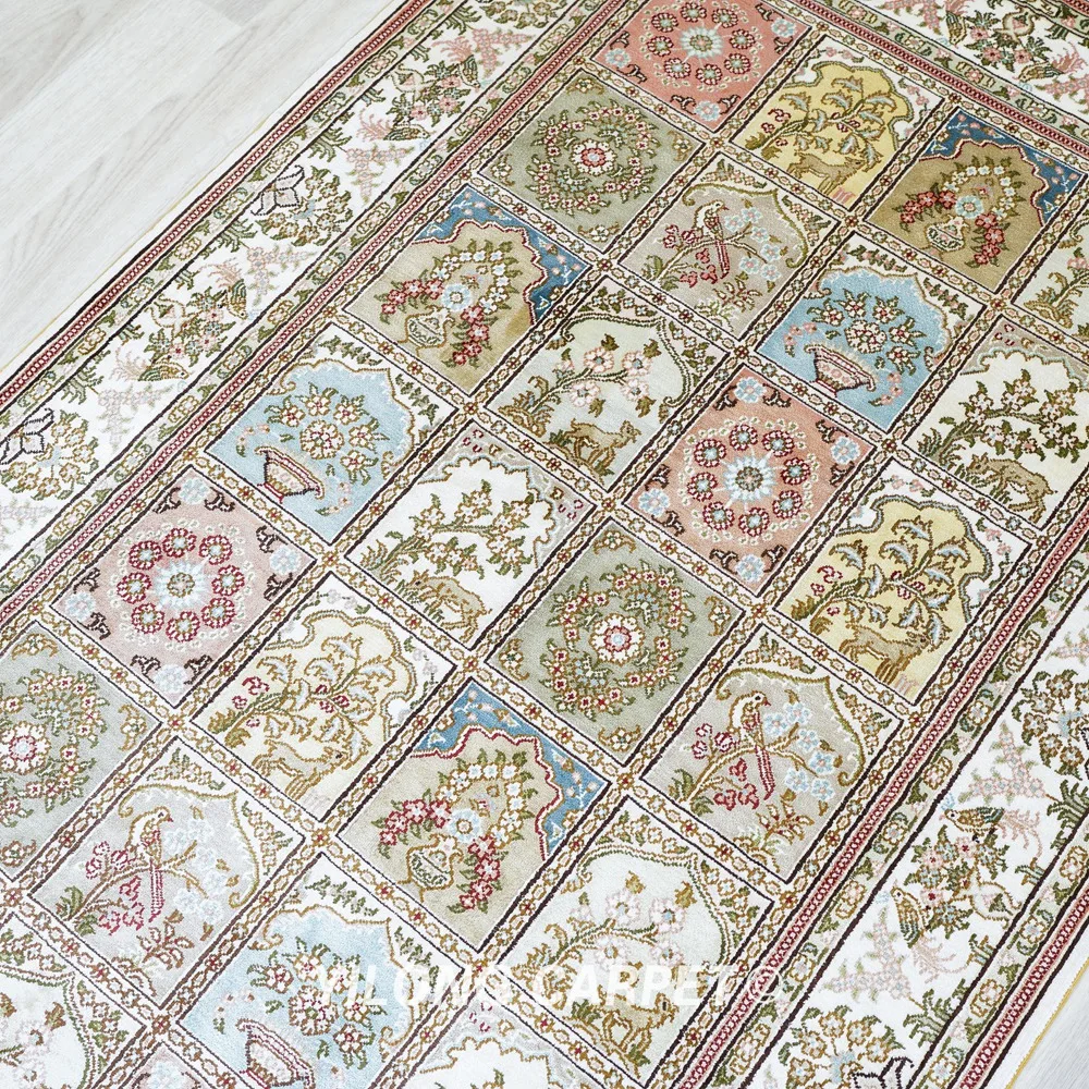 91x152cm Tabriz 카펫 유리한 실크 사계절 절묘한 도매 동양 양탄자 (LH855B)