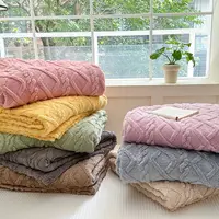 Fashionable Tafu Velvet Blanket, Skin Friendly, Comfortable and Soft Blanket, Suitable for All Seasons 2