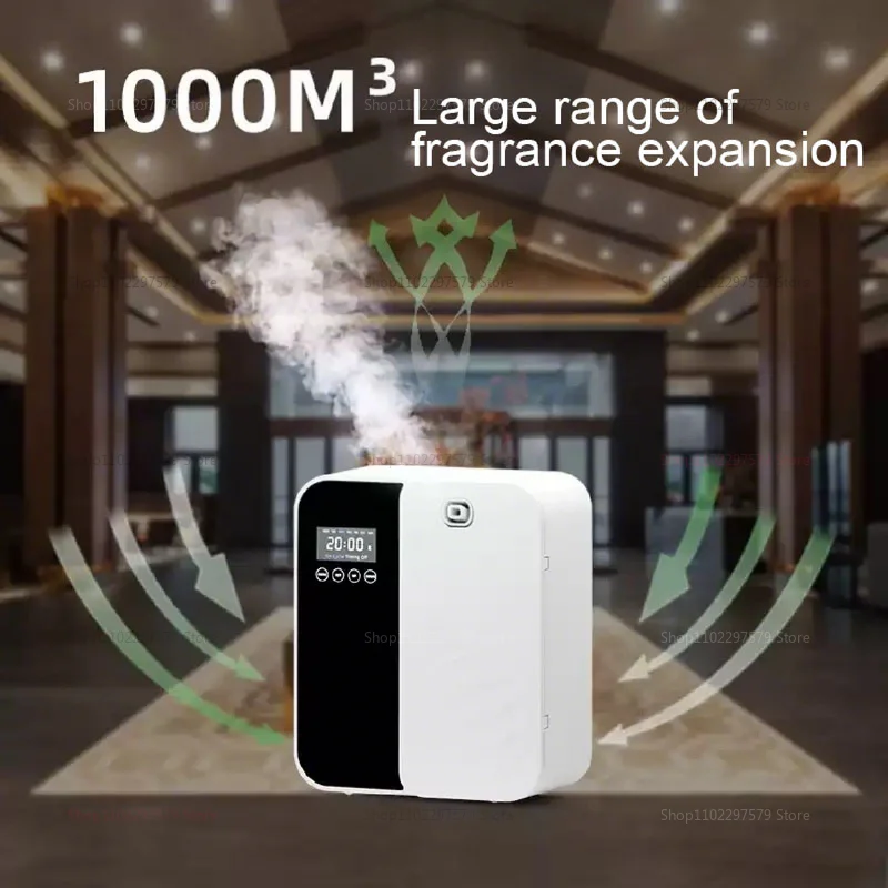 Waterless Diffuser Aroma Diffuser 1000m³ Electric Scent Machine Smell Perfume Essential Oils Air Freshener 500ML Capacity