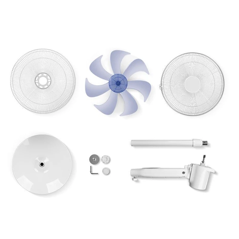 Cheap 220V Electric fan floor fan household mute shaking head mechanical timing desktop vertical dormitory energy-saving indus